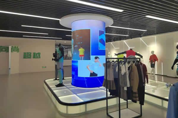圓柱形的顯示大屏是怎么，圓柱型LED顯示屏設(shè)計方案
